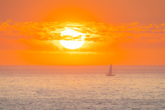 Coucher de soleil sur la Pointe du Raz